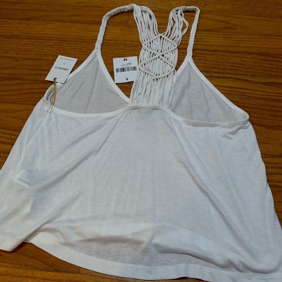 White forever 21 crop top - Picture 2 of 6